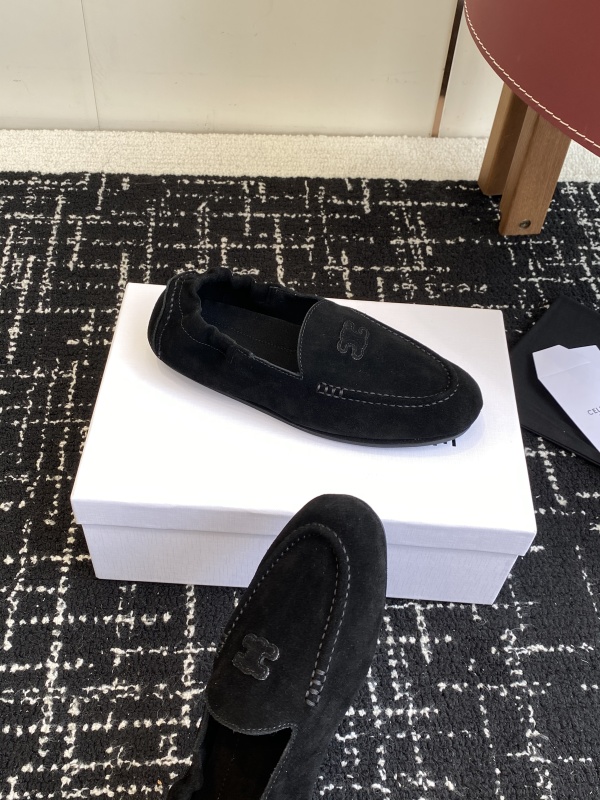 CELINE ADAM LOAFER IN SUEDE CALFSKIN