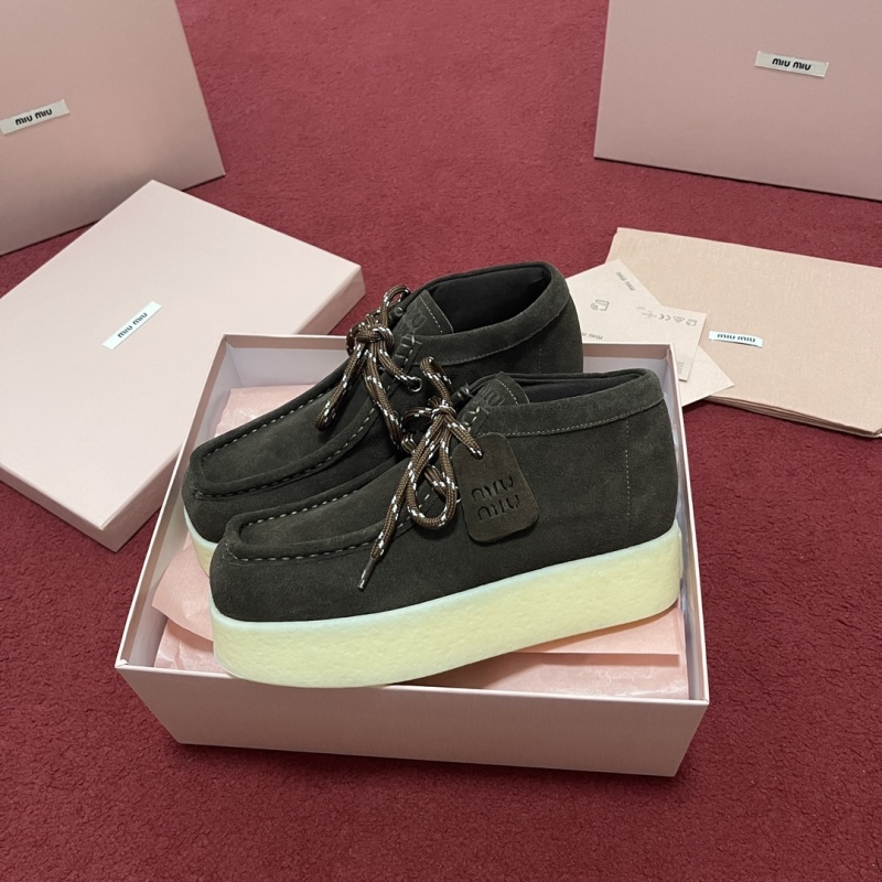 Miu Miu Suede Desert Boots