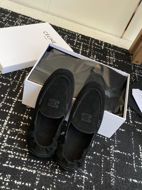 CELINE ADAM LOAFER IN SUEDE CALFSKIN