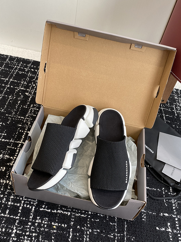 Balenciaga Speed 2.0 Recycled Knit Slide Sandals