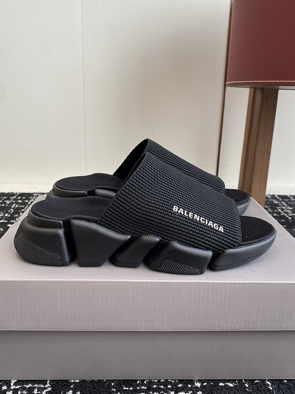 Balenciaga Speed 2.0 Recycled Knit Slide Sandals