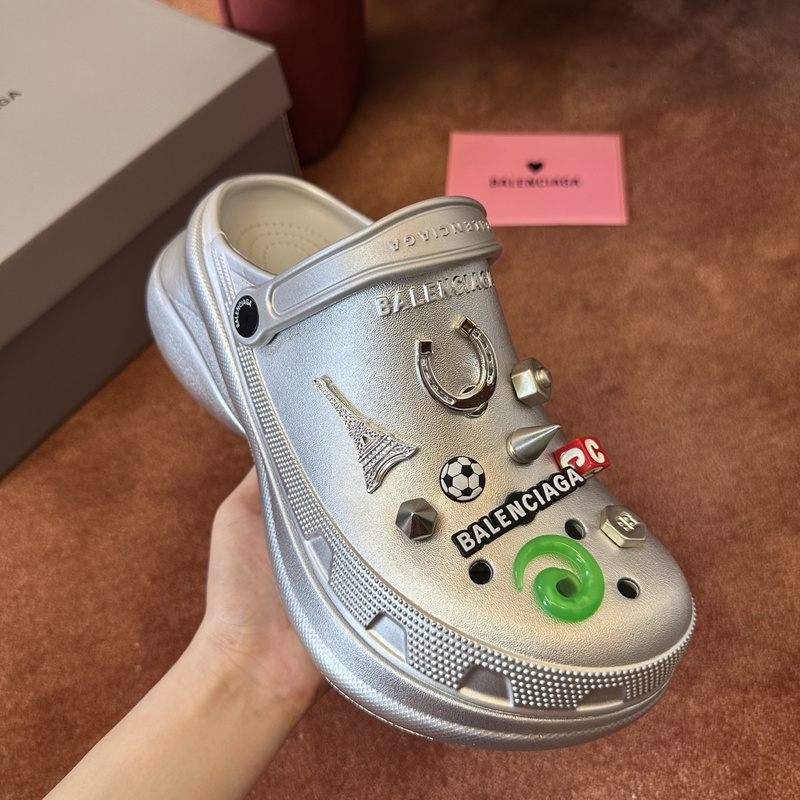 Balenciaga x Crocs Mule Black Multicolor Jibbitz