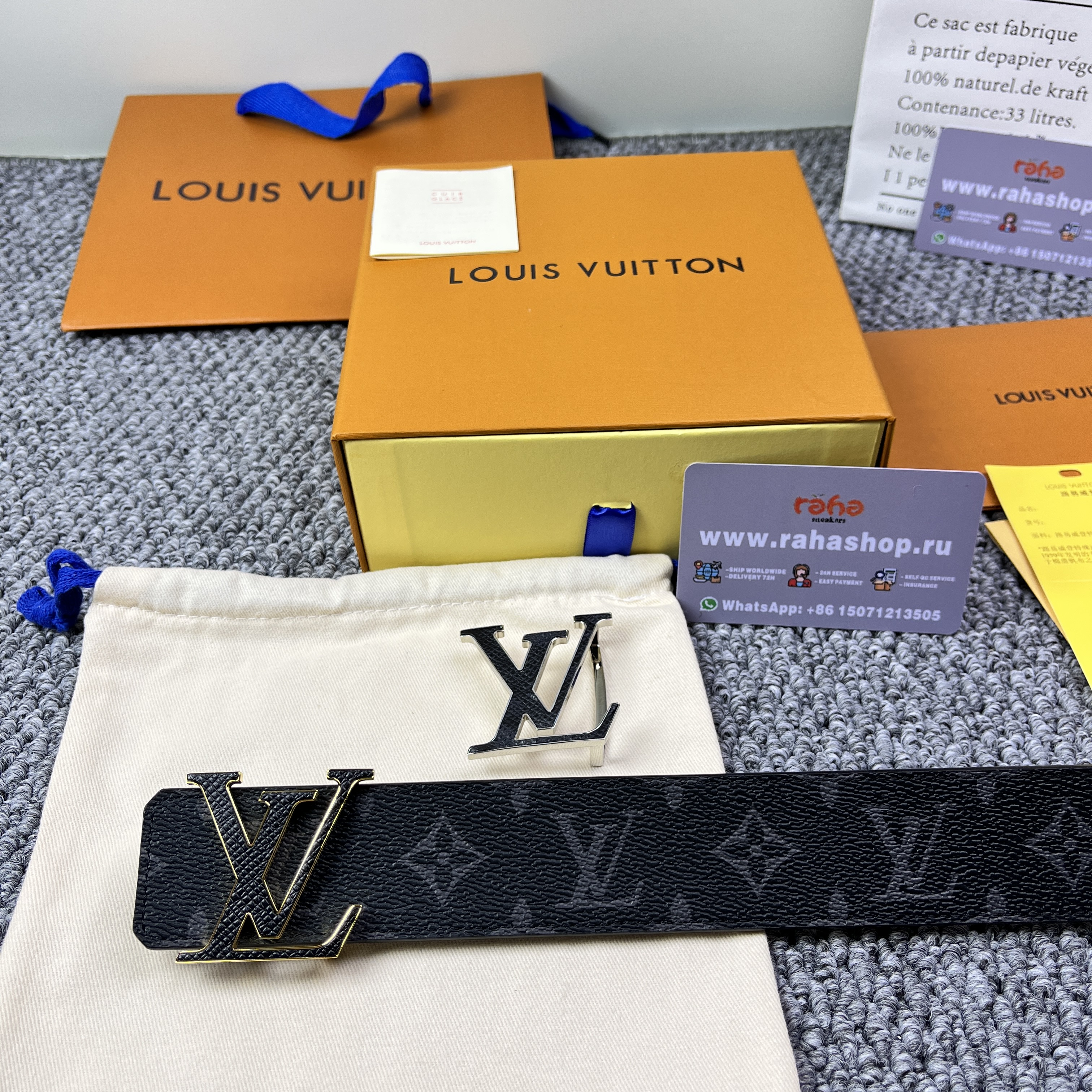 LV Initiales 40mm Reversible Belt