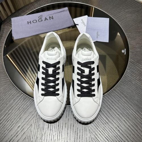 Hogan H-Stripes Platform Sneakers