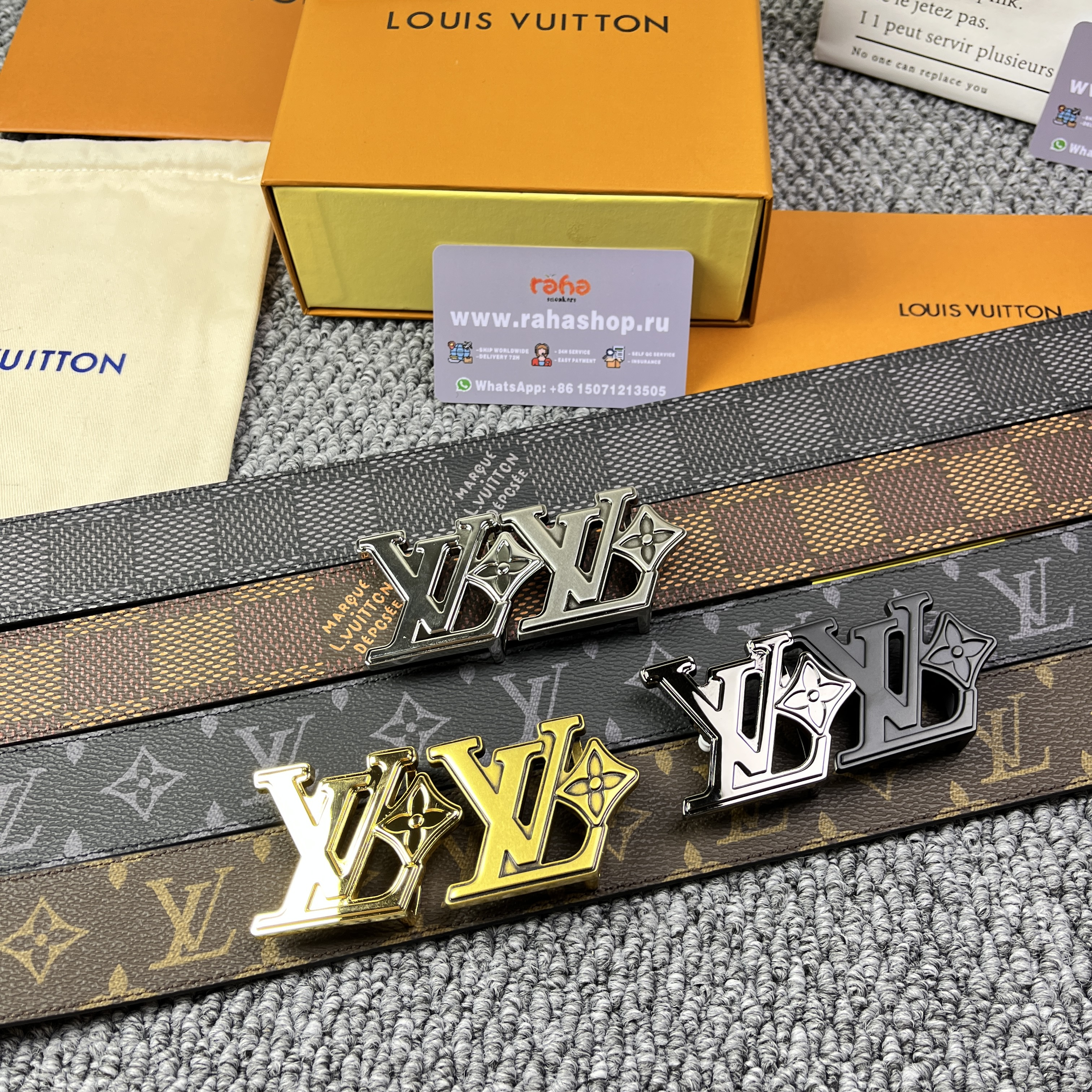 LV Flower 40mm Reversible Belt