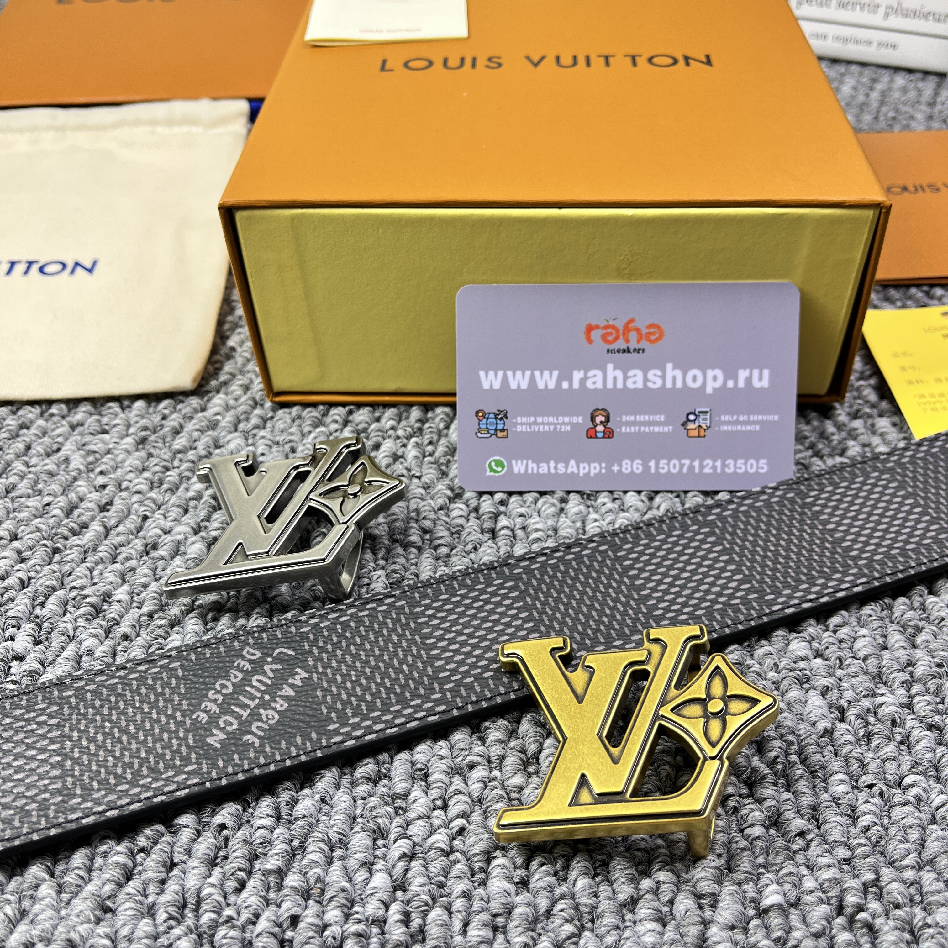 LV Flower 40mm Reversible Belt