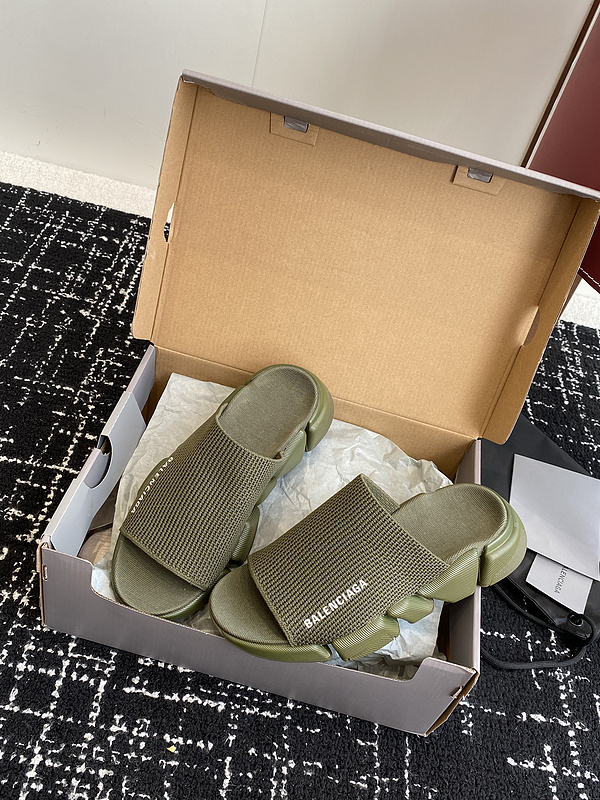 Balenciaga Speed 2.0 Recycled Knit Slide Sandals