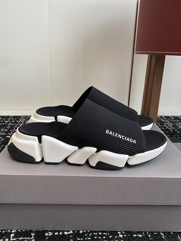 Balenciaga Speed 2.0 Recycled Knit Slide Sandals