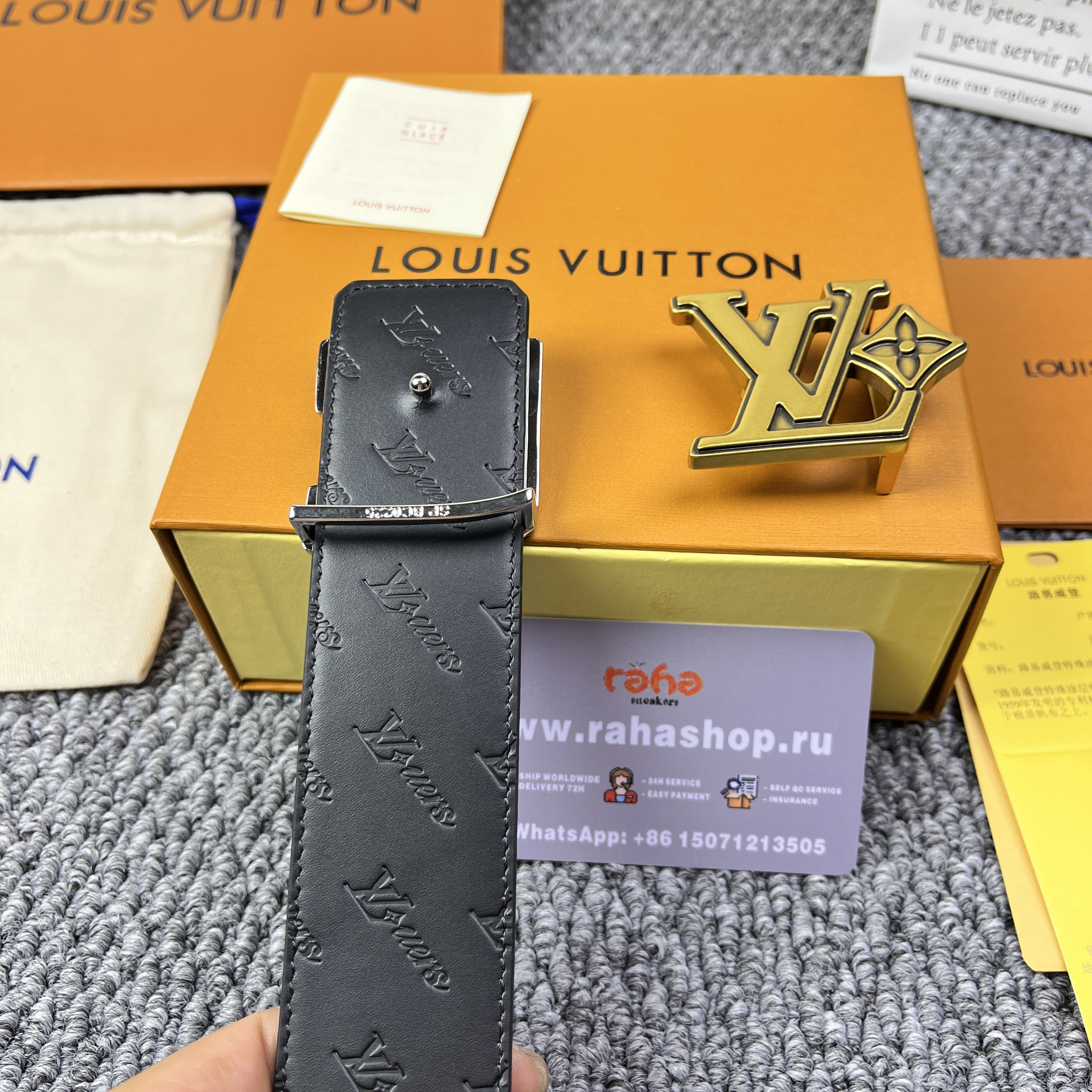 LV Flower 40mm Reversible Belt