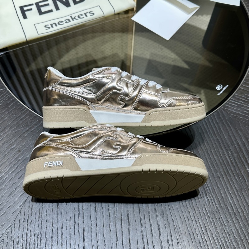 Fendi Match Leather Sneaker