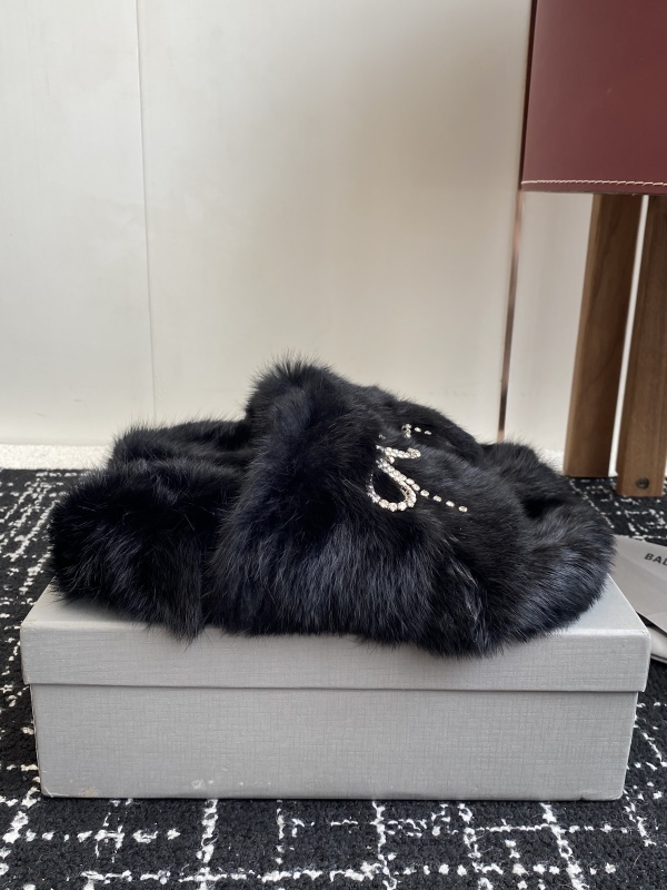 Balenciaga Furry Slide