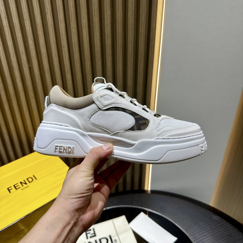 Fendi Force Sneakers White