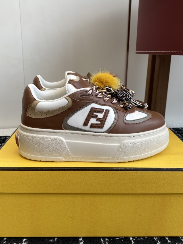 Fendi Match Leather Brown