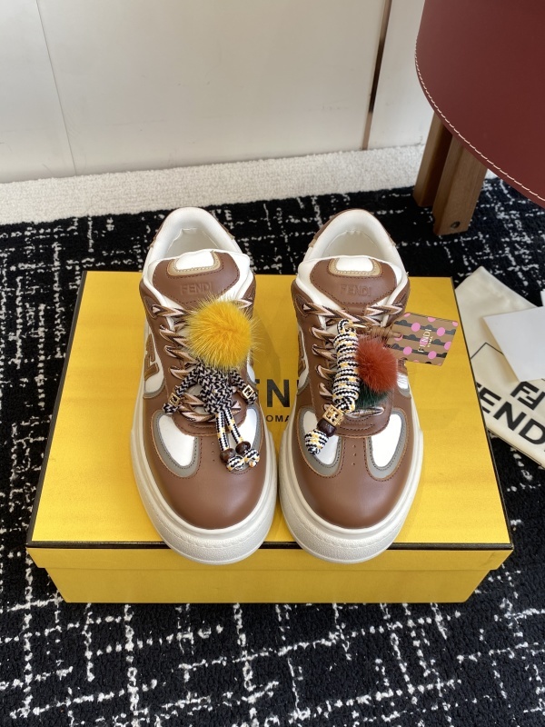 Fendi Match Leather Brown