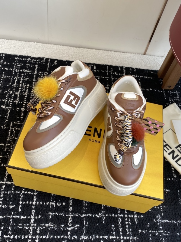 Fendi Match Leather Brown