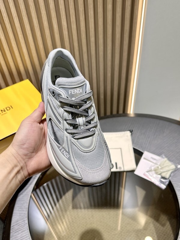 Fendi Gray Sneakers