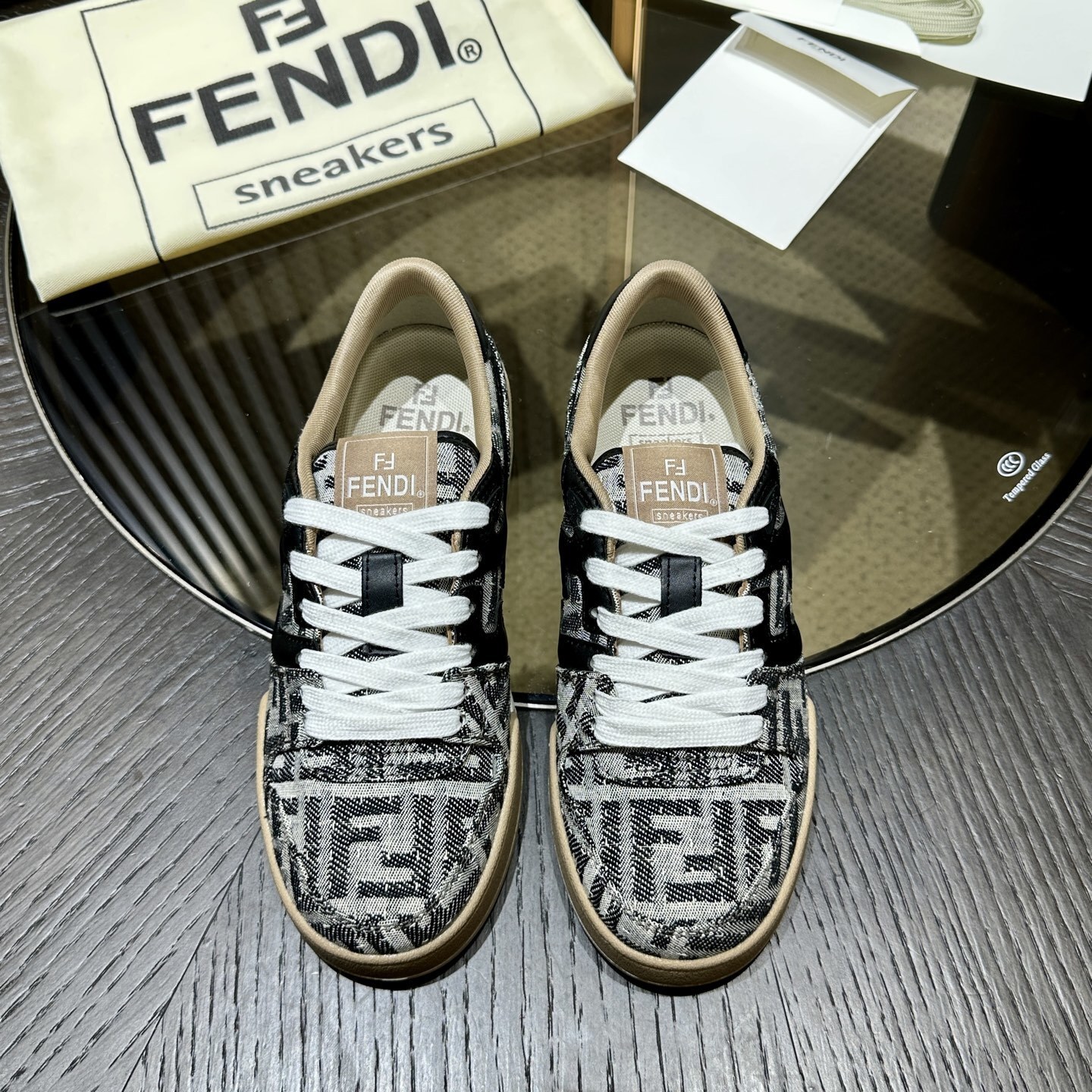 Fendi Match Platform Sneakers