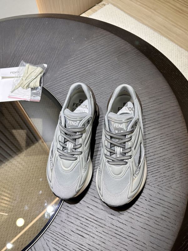 Fendi Gray Sneakers