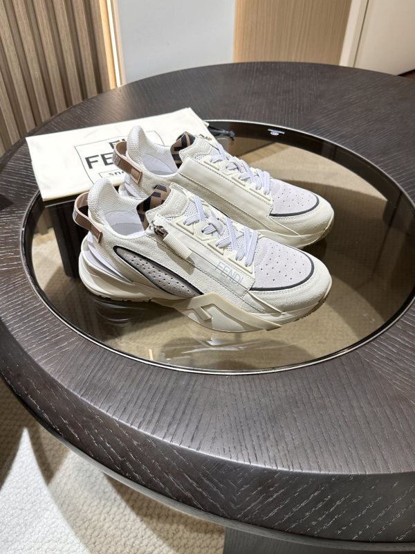 Fendi Flow Panelled low-top Sneakers