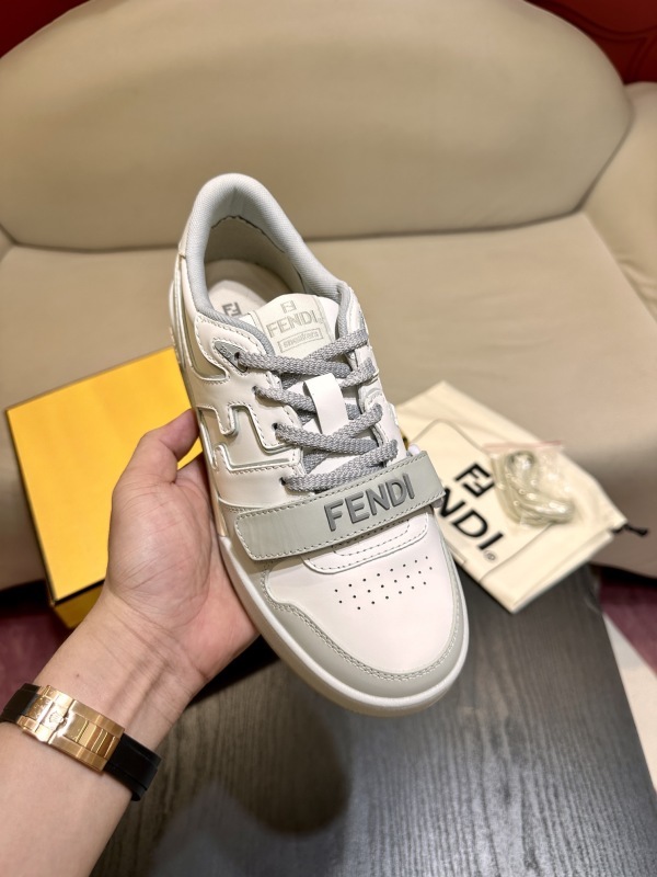 Fendi Match Leather Sneaker