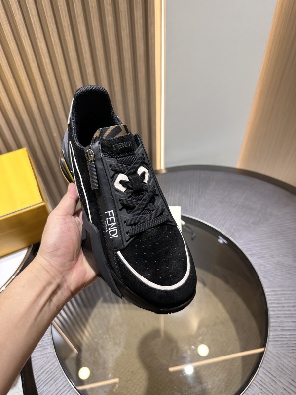 Fendi Flow Black Sneakers