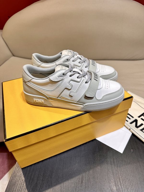 Fendi Match Leather Sneaker