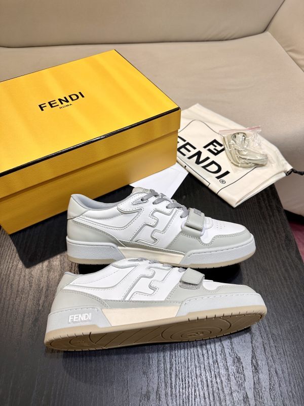 Fendi Match Leather Sneaker