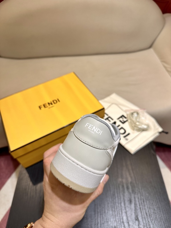 Fendi Match Leather Sneaker