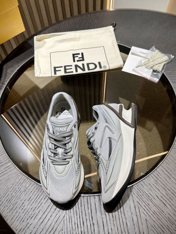 Fendi Gray Sneakers