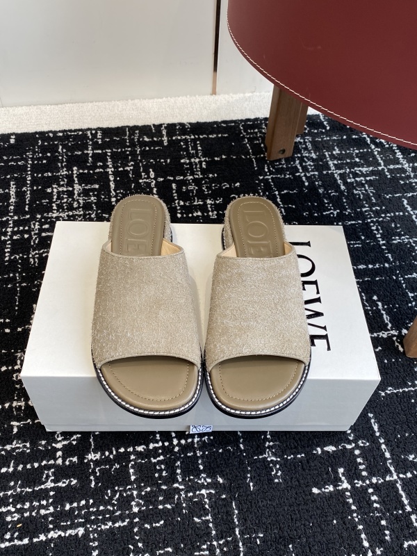 Loewe Ladera Mule in Brushed Suede