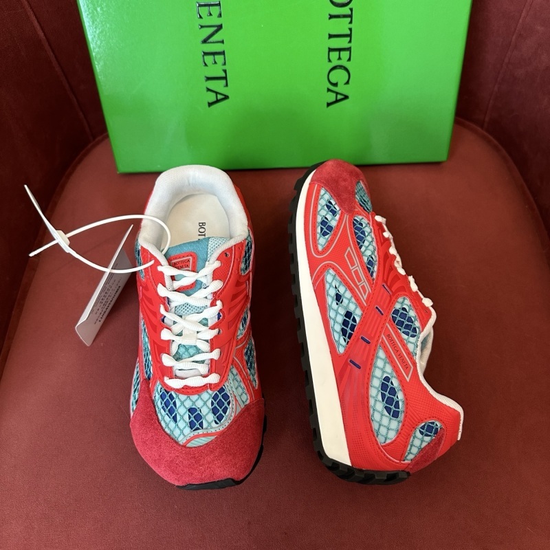 Bottega Veneta Orbit Technical Fishnet Runner Sneakers