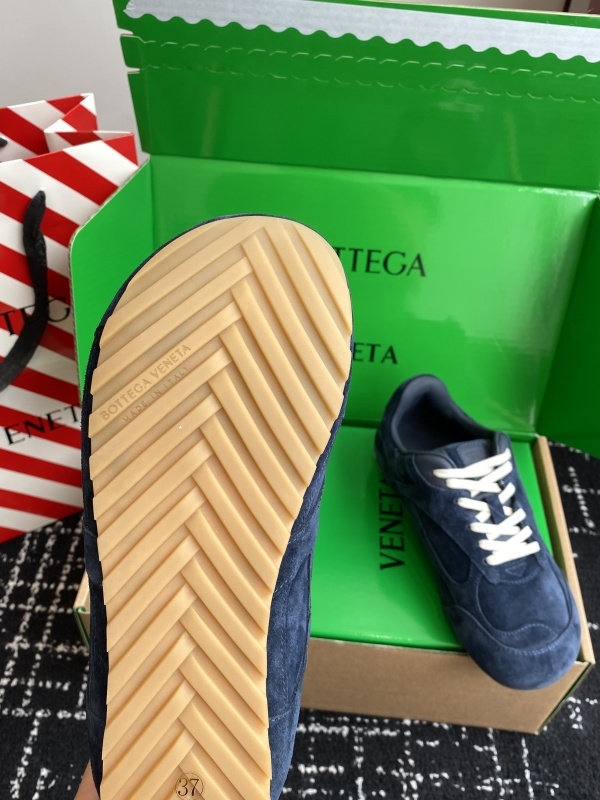 Bottega Veneta Orbit Flash Leather-trimmed Suede Sneakers