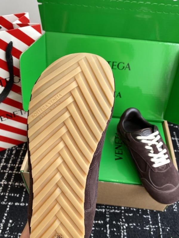 Bottega Veneta Orbit Flash Leather-trimmed Suede Sneakers