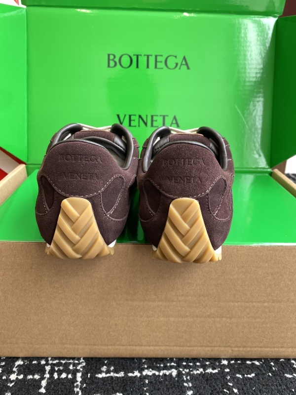 Bottega Veneta Orbit Flash Leather-trimmed Suede Sneakers