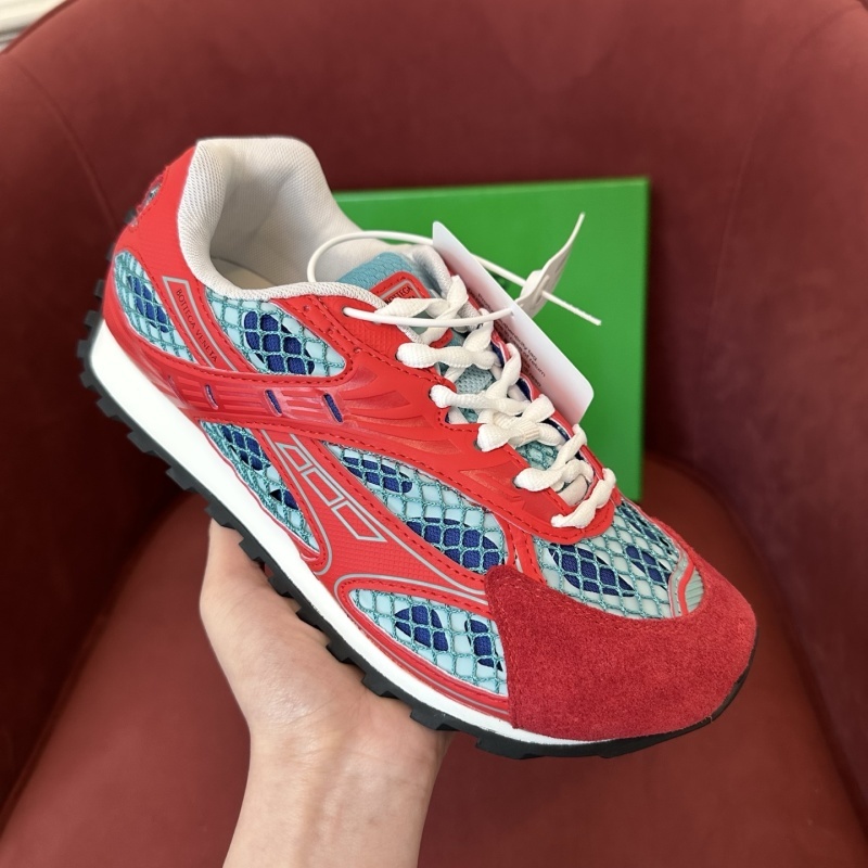 Bottega Veneta Orbit Technical Fishnet Runner Sneakers