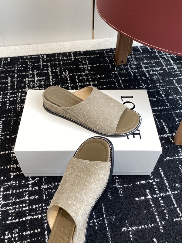 Loewe Ladera Mule in Brushed Suede