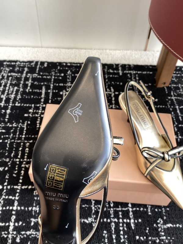 Miu Miu Patent Leather High Heel Pumps Shoes