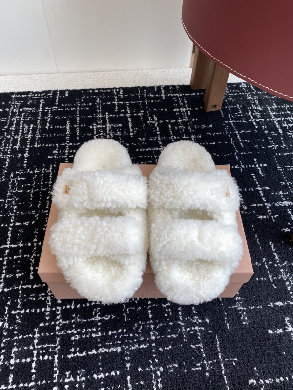 Miu Miu Wool Slippers